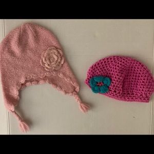 Pink beanies